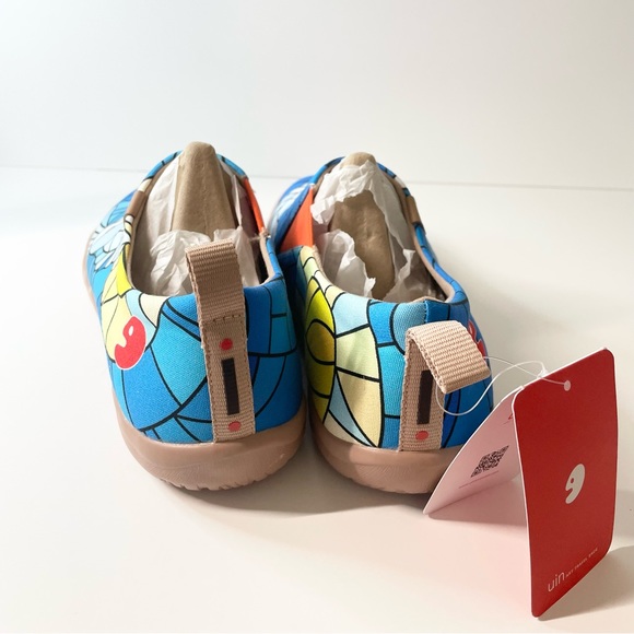 Men Size 9.5 NWT UIN Slip On Shoes Canvas Comfortable Loafers Hope - Picture 4 of 6